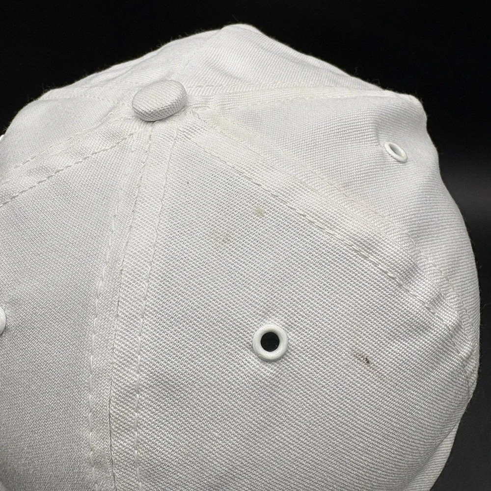 Vintage Great Pacific Seafoods Inc White Snapback Hat Patch Made in USA One Size